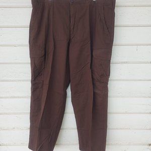 NWT Brown Cargo Pants Men's Size 44 x 30